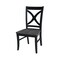 International Concepts Set of 2 Cosmo Chairs, Coal-Black/washed black C75-14P - alternate 5